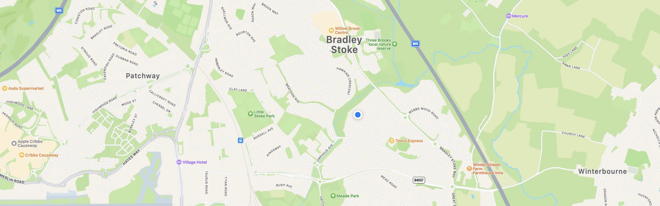 Location Map of Cloud IT Solutions in Bradley Stoke, Bristol